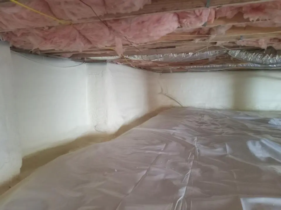 Crawl space encapsulation with closed-cell spray foam for Roof Waterproofing in Caldwell